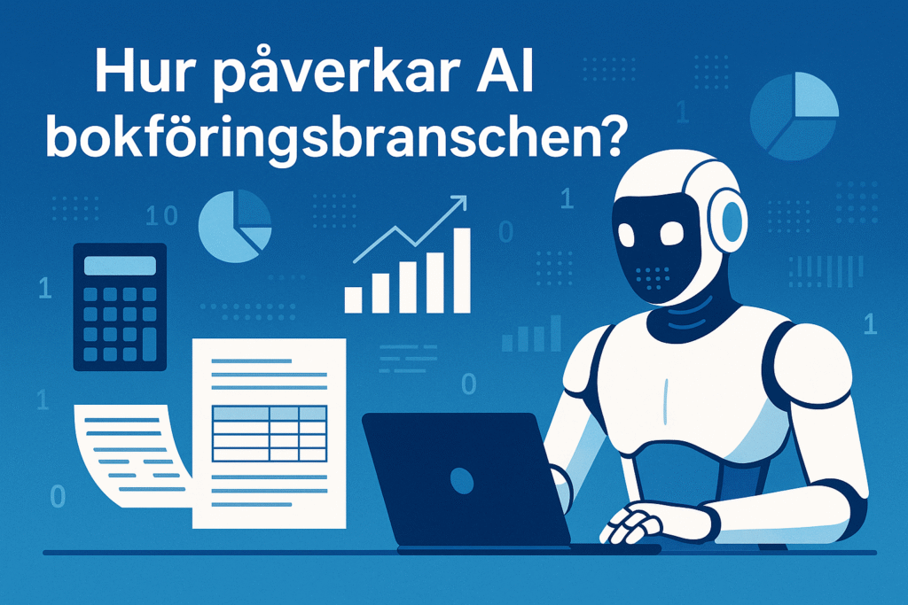 Hur påverkar AI bokföringsbranschen automatiserade ekonomi.